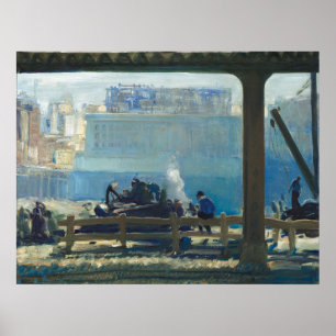 Blue Morning - George Bellows Poster d'art