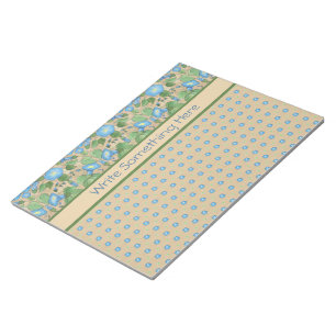Blue Morning Glory, Bloc-notes Pois ou Jotter