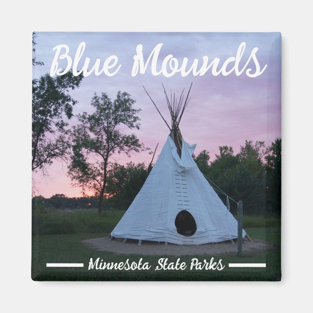 Blue Mounds State Park Magnet (Devant)