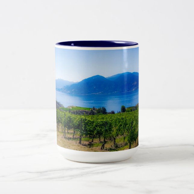 Blue Mountain Vineyard Lake Café Mug (Centre)
