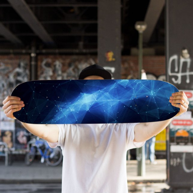 Blue Nebula Skateboard | Space Skateboard Deck (Créateur téléchargé)