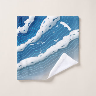 Blue Ocean Waves Canvas Art 