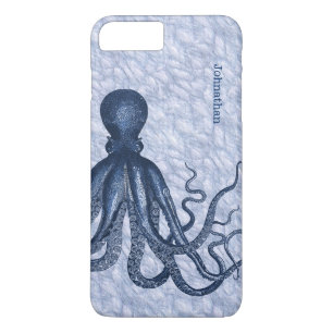 Blue Octopus iPhone 7 Plus Coque