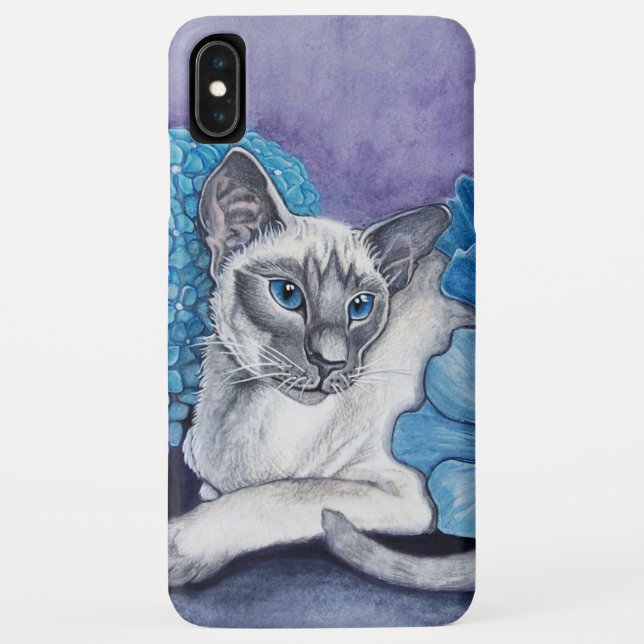 Blue Point Coque de chat Siamese Mate coque iphone (Dos)