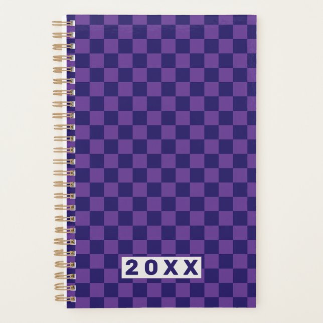 Blue Purple Checkerboard (Devant)