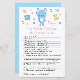 Blue Rabbit Comment bien connaissez-vous le jeu de