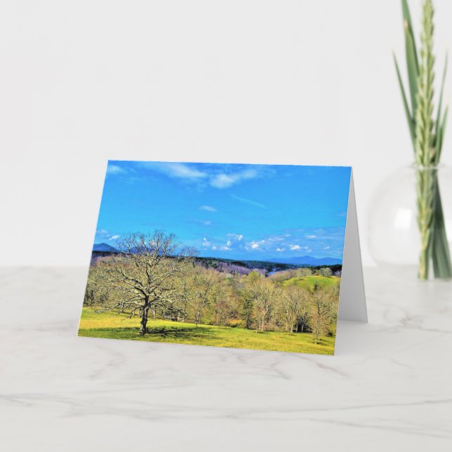 Blue Ridge Mountains, carte (Devant)