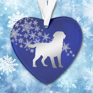Blue Silver Snowflake Labrador Retriever