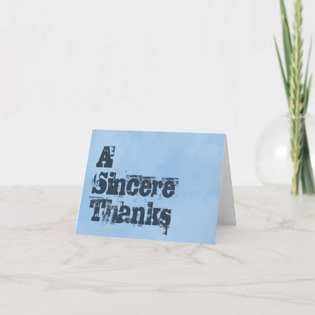 Blue Sincere Merci (Devant)