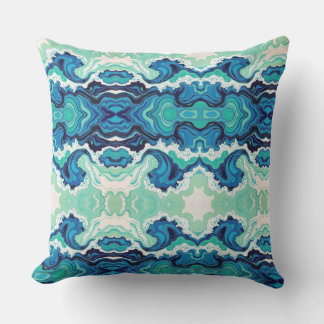 Blue Splash - Grand coussin extérieur