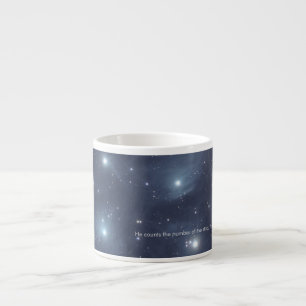 Blue Stars Psaumes Écriture Mug
