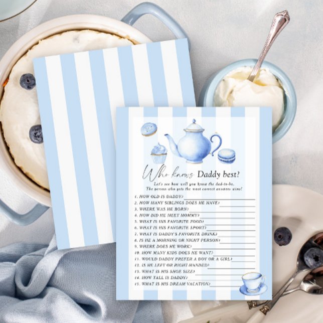 Blue Tea Party - Qui connaît le meilleur jeu de pa (Créateur téléchargé)