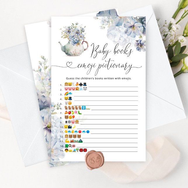 Blue teapot enfants livres émoticônes jeu pictionn (Créateur téléchargé)