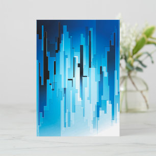 Blue Tech Art Conception artistique Invitations