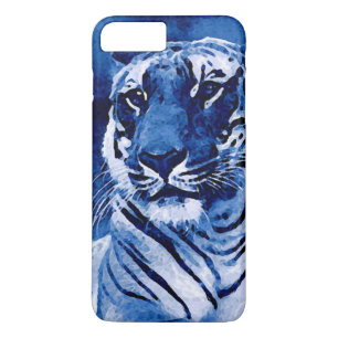 Blue Tiger Artwork iPhone 7 Plus Coque