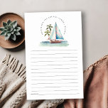 Blue Turquoise Voilier Palm Seascape Conseils Pour<br><div class="desc">Dusky Turquoise Sailboat Palm Seascape Collection de thèmes.- c'est un script élégant aquarelle Illustration de voilier aquarelle fleuri avec palme et verdure, parfait pour votre croisière sur la plage côtière mariage & fêtes. Il est très facile de customiser, avec vos données personnelles. Si vous avez besoin d'un autre produit correspondant...</div>