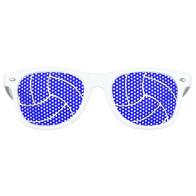 Blue Volleyball Party Shades lunettes de soleil (Devant)