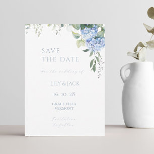 Blue & White Hydrangea Wedding Enregistrer La Cart