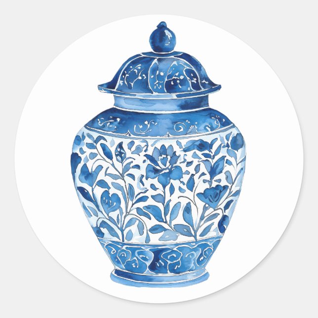 Blue white stickers (Devant)