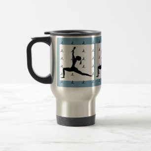 Blue Yoga Design Voyage/banlieue Mug : Café Mug