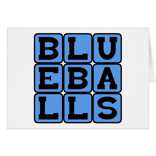 Blueballs, Boules Bleues (Devant horizontal)