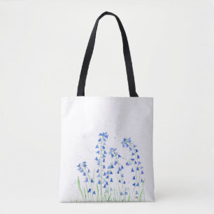 Bluebells sac fourre-tout de fleurs bleues