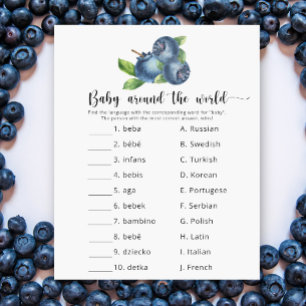Blueberries - Bébé autour du monde jeu