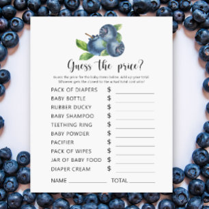 Blueberries - Devinez le prix ! Jeu