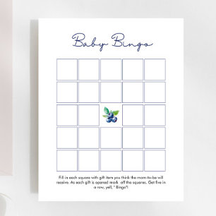 Blueberry Baby Baby shower Bingo Jeu