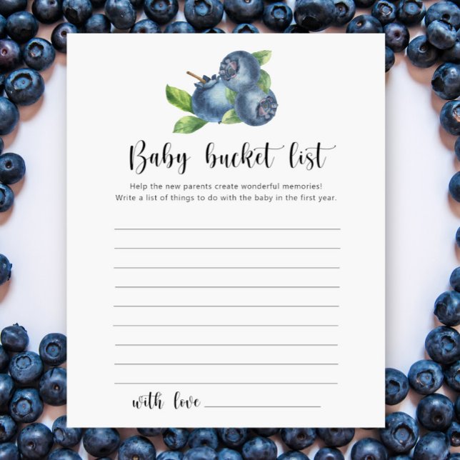 Blueberry - Baby bucket wishlist (Créateur téléchargé)