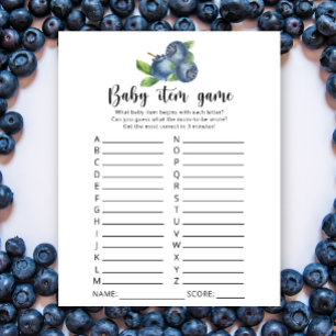 Blueberry - Baby Item Jeu - Baby shower Jeu