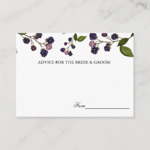 Blueberry   Cartes de conseil Mariage
