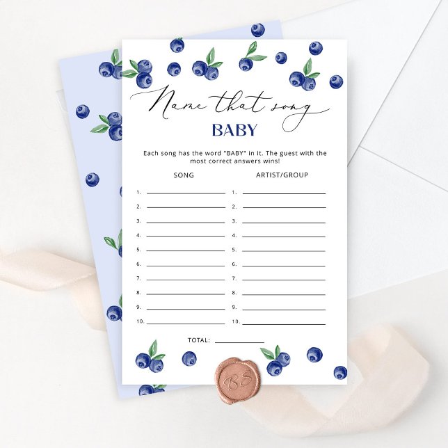 Blueberry doux Nom qui chante jeu bébé (Créateur téléchargé)