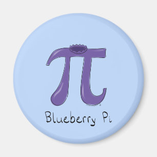 Blueberry Pi Cute Math Pi Day Magnet