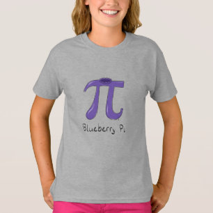 Blueberry Pi Cute Math Pi Day T-Shirt fille de la 