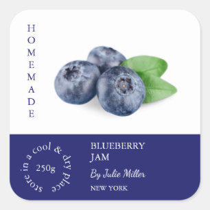 Blueberry Small Business Étiquette