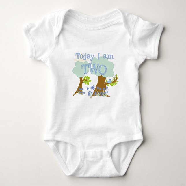 Bluebird 2nd Birthday Tshirts et cadeaux (Devant)
