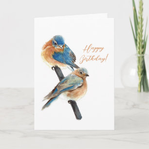 Bluebird Couple Joyeux anniversaire