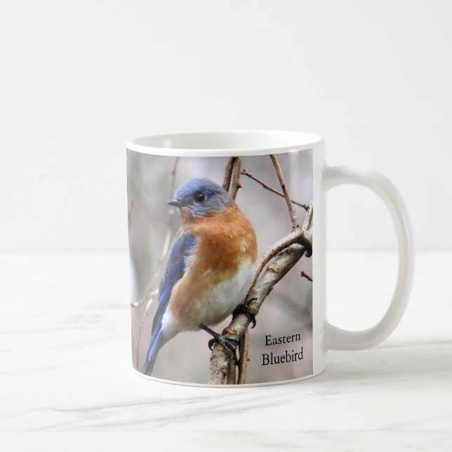Bluebirds Coffee Mug II par BirdingCollectibles (Droite)