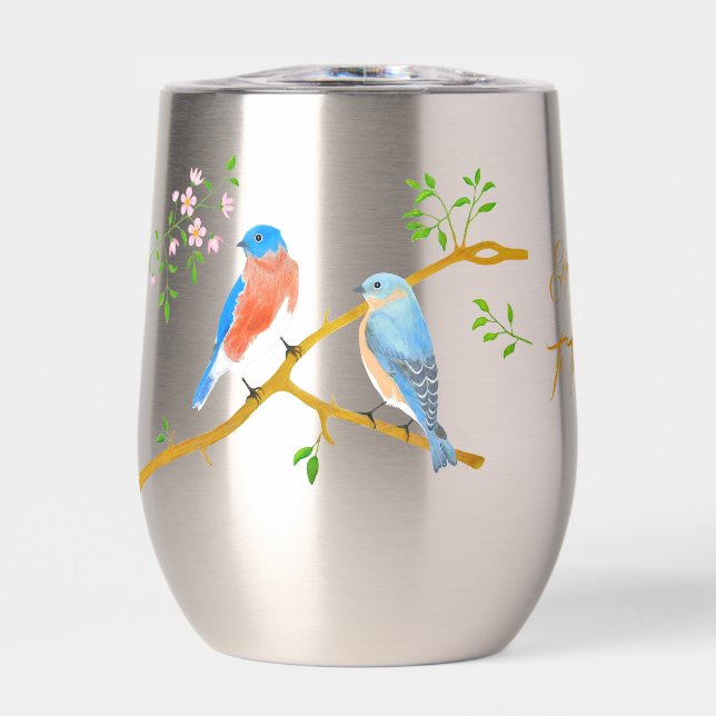 Bluebirds Staineless Steel Vin Tumbler (Avant)