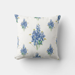 Bluebonnet et oreiller Motif Fleur sauvage