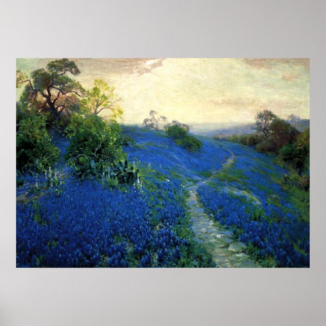 Bluebonnet Field, tableau de Julian Onderdonk (Devant)