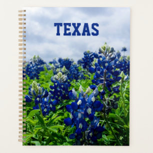Bluebonnets Fleurs bleues Texas texan Floral Plann