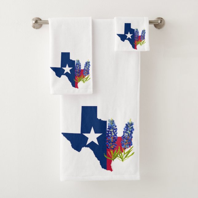 Bluebonnets Texas State Blue Flowers Aquarelle (En situation)