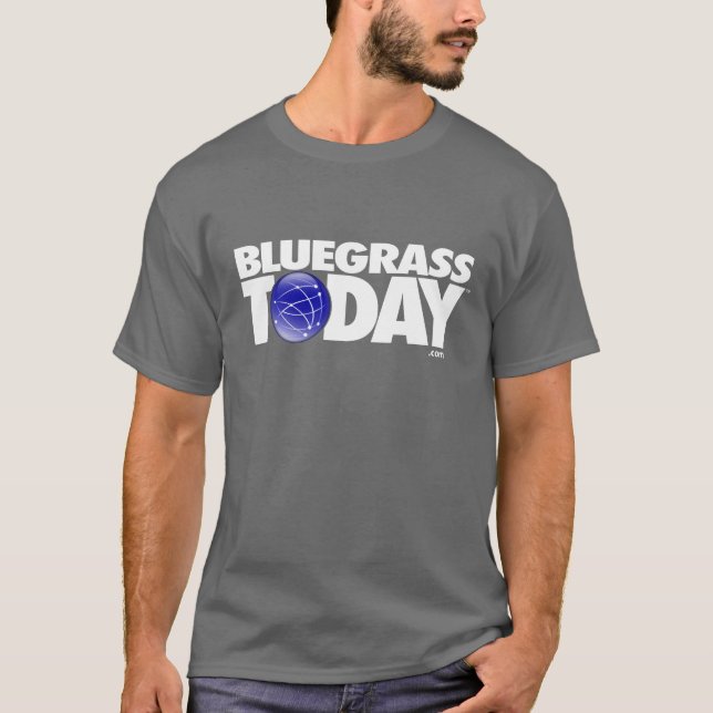 Bluegrass Aujourd'hui couleur foncée Logo T-shirt (Devant)