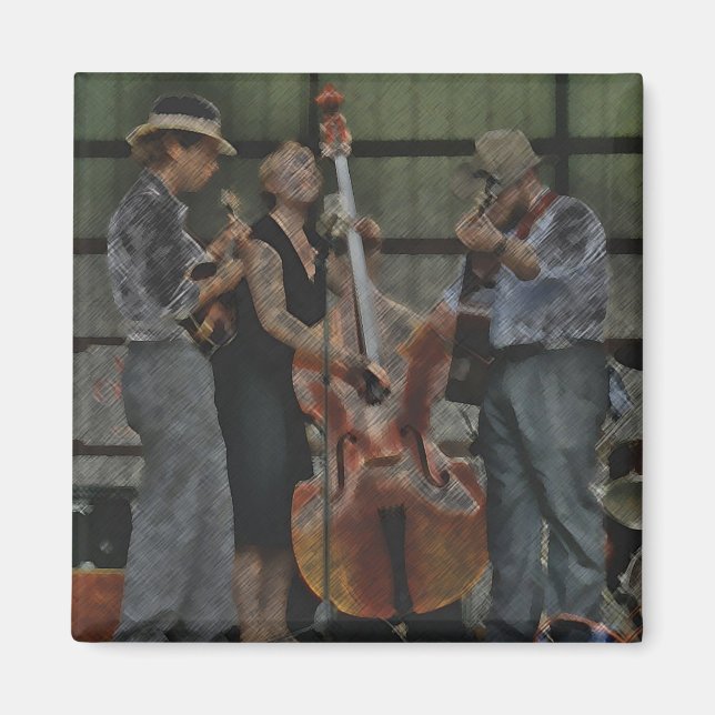 Bluegrass Trio Magnet (Devant)