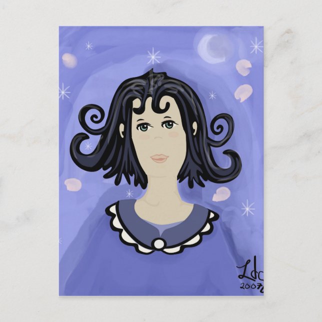 Blues dans la carte postale de nuit (Devant)