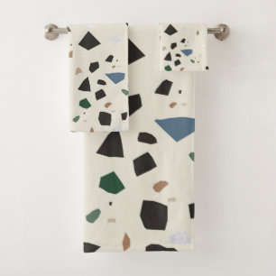 Bluestone Eden Green Terrazzo Noir #1