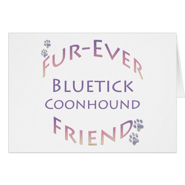 Bluetick Coonhound Furever (Devant horizontal)