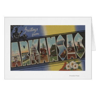 Bluff de pin, Arkansas - grandes scènes de lettre